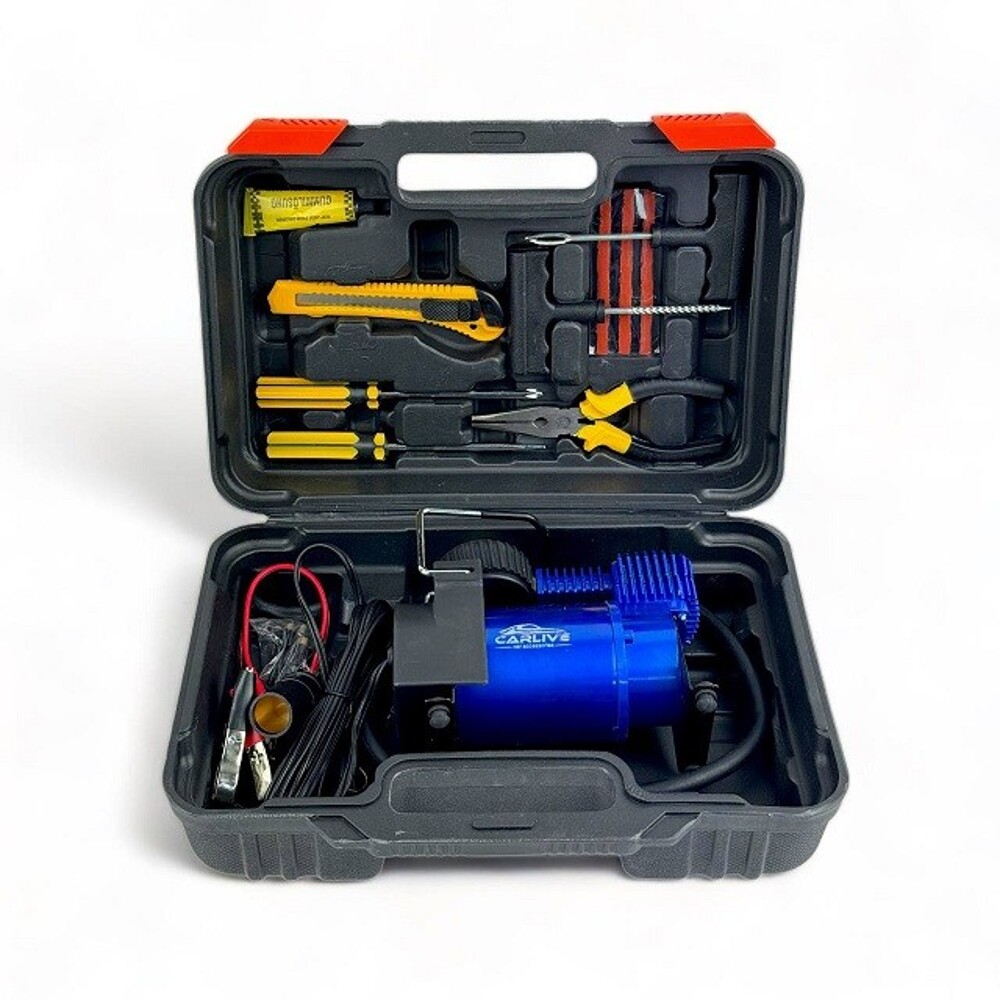 Компрессор 35 л/мин CL-104 150 Вт, 7 Атм, однопоршневой в кейсе Компрессор 35 л/мин CL-104 150 Вт, 7 Атм, однопоршневой в кейсе