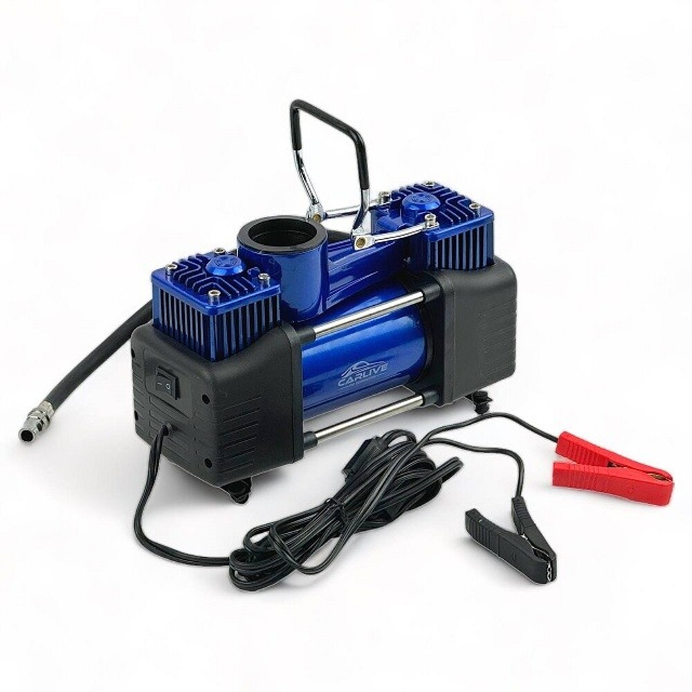 Компрессор 75 л/мин CL-113 300 Вт, 10 Атм, Двухпоршневой в кейсе, с набором инструментов Компрессор 75 л/мин CL-113 300 Вт, 10 Атм, Двухпоршневой в кейсе, с набором инструментов