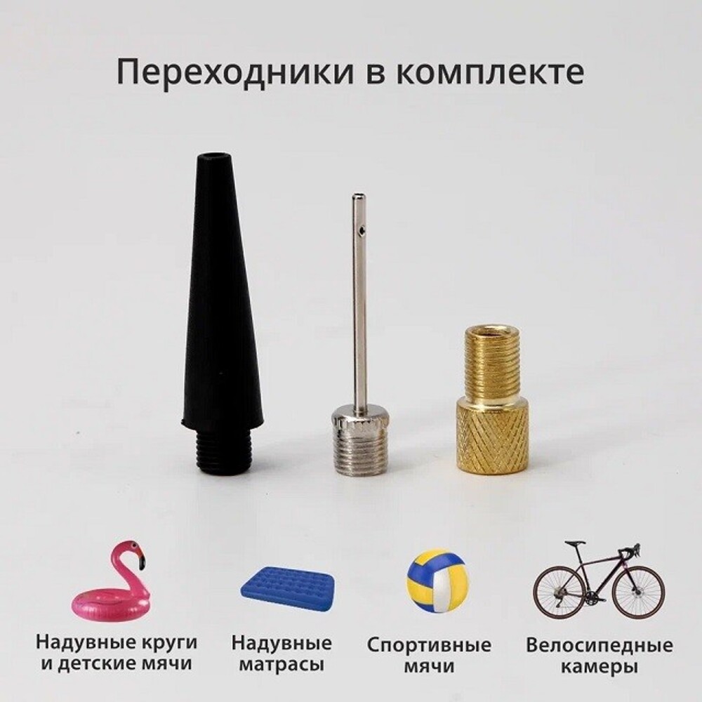 Компрессор 70 л/мин двухпоршневой, питание от акб, витой шланг, сумка-мешок для хранения Компрессор 70 л/мин двухпоршневой, питание от акб, витой шланг, сумка-мешок для хранения