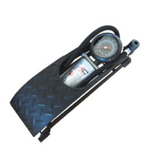 Насос ножной с манометром одинарный ZG-2021 55*120mm