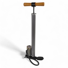 Насос ручной с манометром Хром /JK / KAMLA