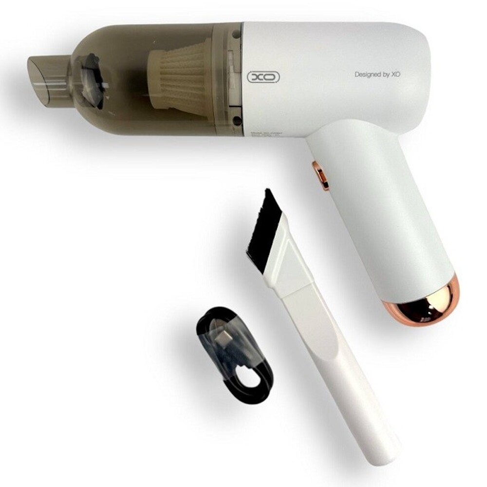 Пылесос автомобильный, 12V, цвет белый Пылесос автомобильный, 12V, цвет белый