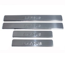 Накладки внутренних порогов LARGUS ш (к-т 4шт)