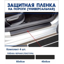 Наклейки порогов универсальные матовые