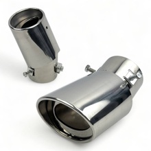 Насадка глушителя L-132mm, D-63mm, ширина выходного патрубка 88mm (NG-022)