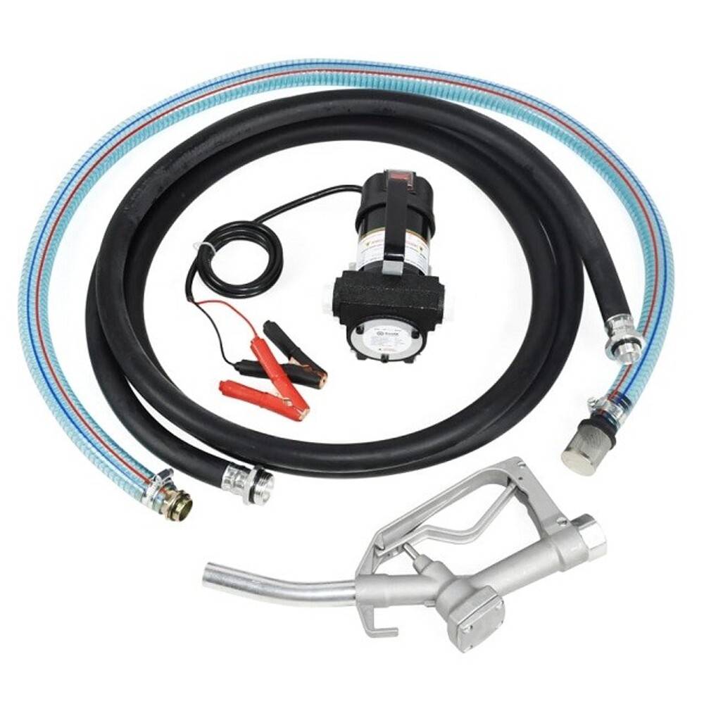 Насос перекачки топлива с пистолетом и шлангами 24 v, 50 л/мин Стандарт-М Насос перекачки топлива с пистолетом и шлангами 24 v, 50 л/мин Стандарт-М