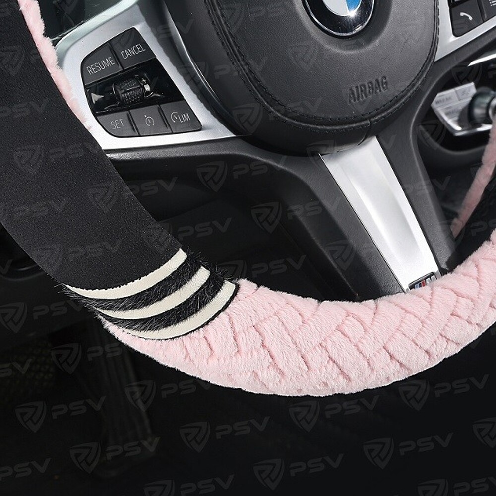 Оплетка KISA PLUS, Вельвет, цвет черно-розовый, размер M Оплетка KISA PLUS, Вельвет, цвет черно-розовый, размер M