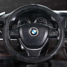 Оплетка из эко-кожи RESPEKT, цвет черый, размер M