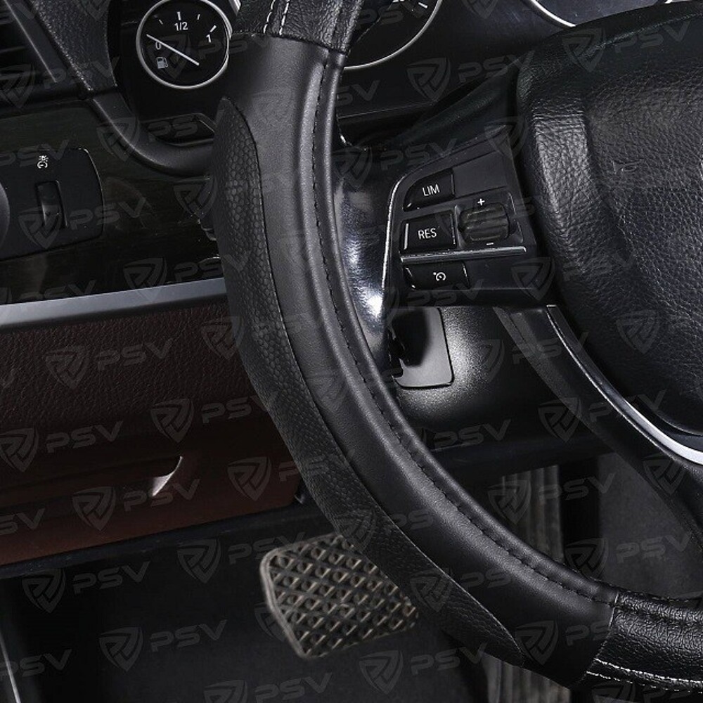 Оплетка из эко-кожи RESPEKT, цвет черый, размер M Оплетка из эко-кожи RESPEKT, цвет черый, размер M