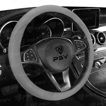 Оплетка из эко-кожи GREAT, цвет серый, размер M