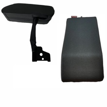 Подлокотник для HYNDAI ACCENT откидной, центральный, передний, цвет обивки черный, ткань