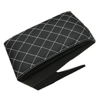 Бар - подлокотник для лада 2114,2109 кож.зам. цвет черный, строчка белая, ромб в коробке