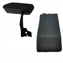 Подлокотник для FORD FOCUS 2 откидной, центральный, передний, цвет обивки чёрный, ткань