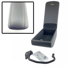 Бокс - подлокотник для лада 1118, кож.зам. черный, кож.зам.