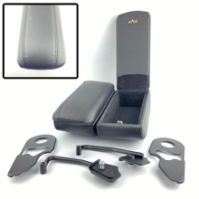 Бокс - подлокотник для лада нива 2121, 21213, 21214, 2131, Урбан, кож.зам. черный