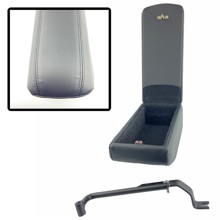 Бокс - подлокотник для лада 2109, кож.зам., цвет черный