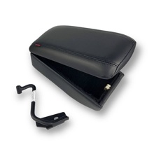 Бокс - подлокотник для лада ларгус, кож.зам. черный