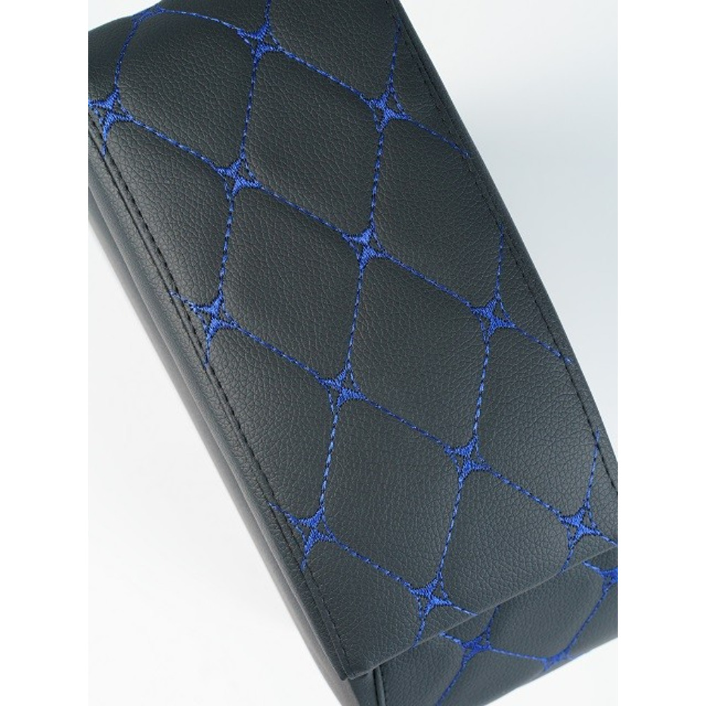 Бар - подлокотник для лада 2114,2109 кож.зам. цвет черный, строчка синяя, ромб в коробке Бар - подлокотник для лада 2114,2109 кож.зам. цвет черный, строчка синяя, ромб в коробке