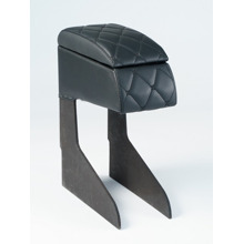 Бар - подлокотник для лада 2110/largus кож.зам. цвет черный, строчка черная, ромб в коробке