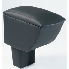 Бар - подлокотник для Hyundai Solaris 2011-2017, кож.зам. цвет черный, строчка черная