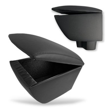 Бар - подлокотник для Kia Rio 2011, кож.зам. цвет черный, строчка черная