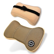 Подушка автомобильная суппорт с памятью MAXIMAL, цвет бежевый, кант бежевый (размер 19*32*8см)