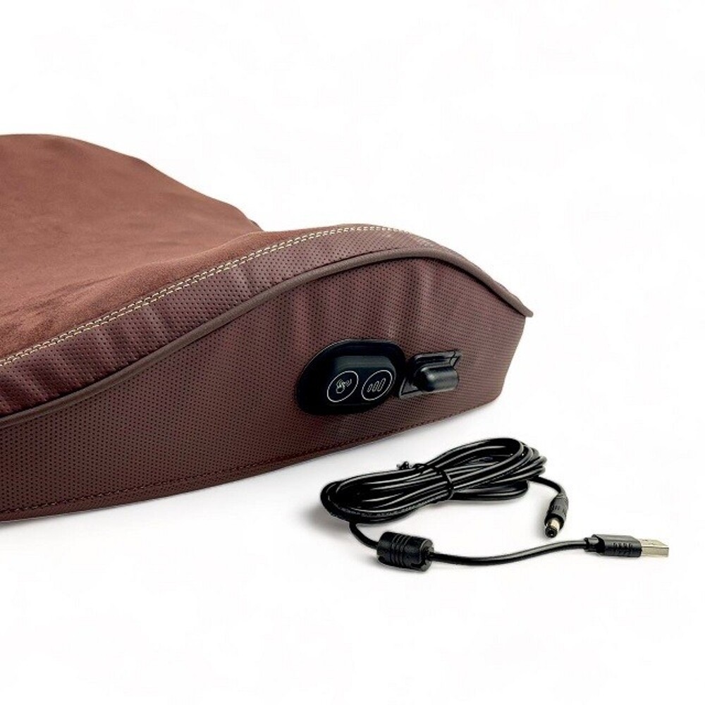 Подушка автомобильная суппорт с памятью MAXIMAL, цвет кофейный Подушка автомобильная суппорт с памятью MAXIMAL, цвет кофейный