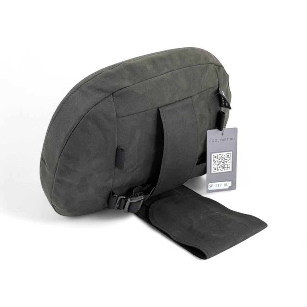 Подушка автомобильная суппорт с памятью MAXIMAL, цвет черный, материал нубук Подушка автомобильная суппорт с памятью MAXIMAL, цвет черный, материал нубук