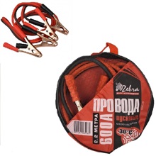 Провода пусковые 600 а - 2,2 м морозостойкие в сумке
