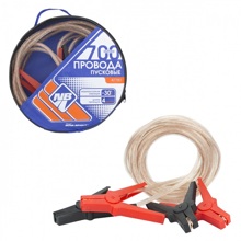 Провода пусковые 700 а - 4 м в сумке, с прозрачной изоляцией