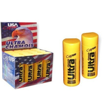 Салфетка 43*64 см из армированной синтетической ультра замши в тубусе