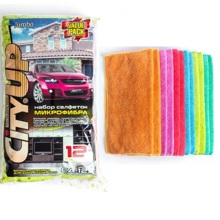 Набор салфеток из 12-ти шт 35*40 см микрофибра