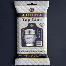 Салфетки влажные универсальные парфюмированные, по мотивам Paco Rabanne INVICTUS в упаковке 30 шт