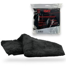 Салфетка 40*40 см супермягкая микрофибра 500г/м2, цвет черный