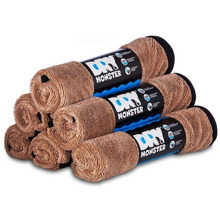 Полотенце 55 * 75 см микрофибра для сушки авто, цвет коричневый