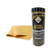 Салфетка 32*43 см из синтетической замши в тубусе