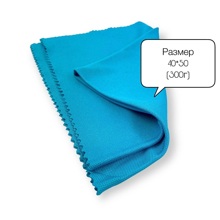 Набор салфеток из 5-ти шт 40*50 см микрофибра для стекол (300г) CA-106NP LUX