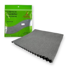 Салфетка 35*35 см для стекол Рыбья чешуя