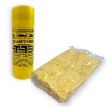 Салфетка 43*64 см из синтетической замши в тубусе