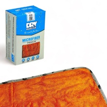 Полотенце 50*60 см PREMIUM микрофибра для сушки авто, цвет оранжевый