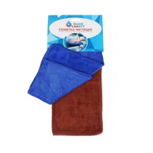 Набор салфеток из 2-х шт 25*25 см микрофибра 300 г/м