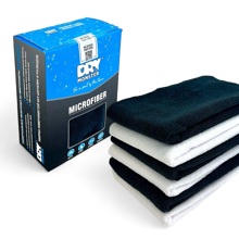 Набор полотенец - салфеток из 6-ти шт 35*35 см TERRY KING микрофибра (три цвета жел/син/зел)/40