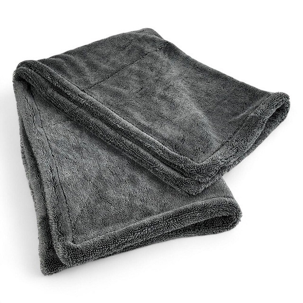 Полотенце 50*80 см микрофибра 1400гр для сушки авто, цвет серый (mf-005) Полотенце 50*80 см микрофибра 1400гр для сушки авто, цвет серый (mf-005)