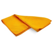 Салфетка 35*35 см из микрофибры 270гр для сушки авто, цвет оранжевый (mf-008)