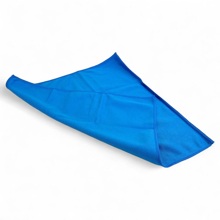 Полотенце 40*40 см микрофибра 300гр для сушки авто, цвет синий (mf-010)