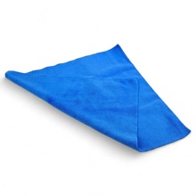 Полотенце 40*40 см микрофибра 360гр для сушки авто, цвет синий (mf-011)