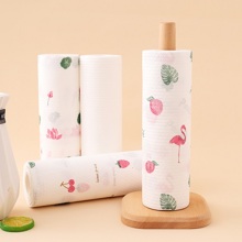 Биоразлагаемые салфетки в рулоне цветные, размер 25 * 25 см (кол-во листов 50 шт., длина рулона 12,5 м)