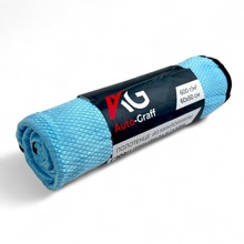 Полотенце 50*60 см микрофибра для стекол Рыбья чешуя, цвет синий 500 г