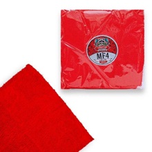 Салфетка 40*40 см из микрофибры без краев полировальная MF4, 600гр/м2, цвет красный