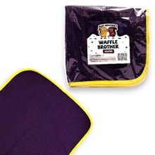 Салфетка 40*40 микрофибра вафельная WAFFLE BROTHER, цвет темно-фиолетовый